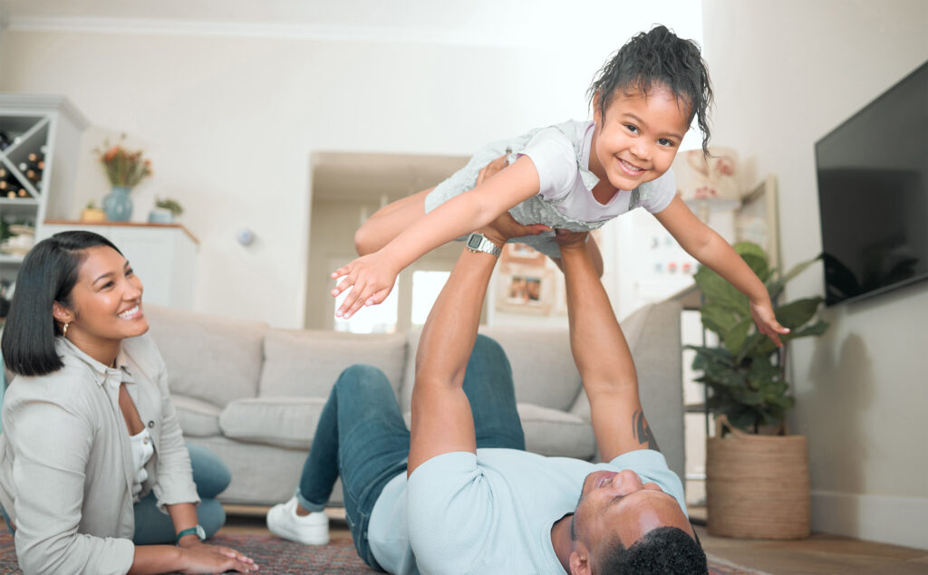 Family Playing