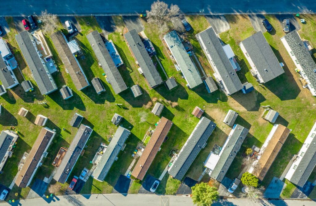 Aerial View of Homes